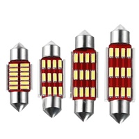 Lumière LED à double embout pour la lecture des plaques d'immatriculation, éclairage intérieur de toit de voiture avec gradation progressive