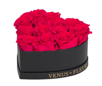 Forever Flower Conserved Roses Eternal Real Heart-Shape Box pour la Saint-Valentin et le cadeau de la fête des mères
