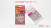 Ongles à presser de luxe haut de gamme couleur unie caramel latte, résistants aux éclats, durables, réutilisables en PMMA, effet œil de chat