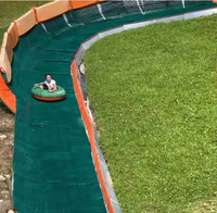 Parc de trampolines d'extérieur, tapis de ski sur piste sèche, revêtement de sol en plastique personnalisable pour aire de jeux, fabriqué en Chine