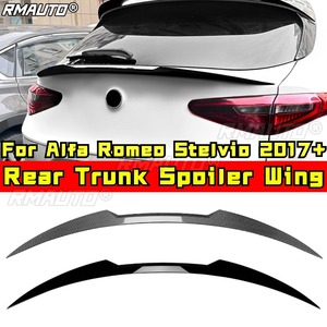 Pour Alfa Romeo Stelvio 2017+ Kit Carrosserie Aileron de Coffre Arrière Aile Arrière Spoiler Arrière Accessoires Auto - Product Image 1
