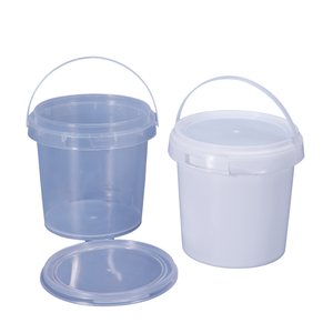 Food-Grade White Plastic Bucket for Portable <b>Household</b> Storage - Product Image 2