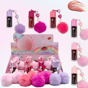 Olio Labbra Rosa Cambia Colore + Tinta Labbra con Portachiavi per la Bellezza delle Ragazze - Product Image 1