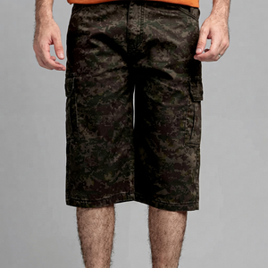 <b>Men's</b> Canvas Woven Camouflage Cargo <b>Shorts</b> Casual <b>Knee</b> <b>Length</b> Mid Waist Zipper Fly Pocketed Summer <b>Shorts</b> - Product Image 1
