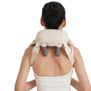 JZ1A Meilleur Masseur Cervical Portable Sans Fil Shiatsu Mini Coussin de Massage pour le Cou 2 Modes d'Intensité avec Chaleur pour Soulager la Douleur - Product Image 2