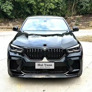 Qualité d'origine pour <span class=keywords><strong>BMW</strong></span> <span class=keywords><strong>X6</strong></span>-Series G06 2020-2022 Mise à niveau vers <span class=keywords><strong>F96</strong></span> X6M <span class=keywords><strong>M</strong></span>-Power <span class=keywords><strong>Competition</strong></span> Pare-chocs Jupes latérales Kits de carrosserie complets - Product Image 2