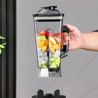 Smoothiebeker Mengbeker Smoothiekom Graanbeker Fruitperscontainer 2L Commerciële blender