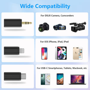 BOYALINK mikrofon Lavalier nirkabel untuk iPhone/Android/kamera Vlog, semua dalam satu sistem mikrofon ganda kerah & casing baterai - Product Image 6