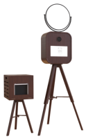 Photo Booth Commercial Disco Style Interactive Selfie Booth Machine Fast Printer DSLR Camera Event Promotion Photo Booth