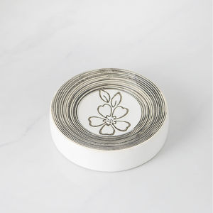 Ceramic 4-Piece Modern Luxury Waterproof Bathroom Accessory Set with Custom Design for Home & Hotel Use - Product Image 5