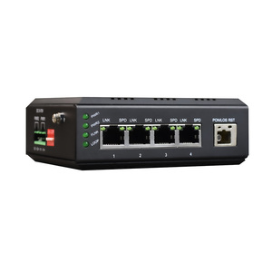 Mini Industrial XPON ONT 10/100/1000M Ethernet 4 puertos GE EPON GPON ONU con función POE - Product Image 2