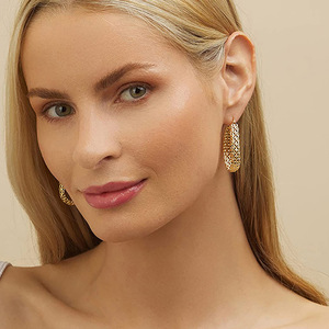 Orecchini a Cerchio Cavi per Donne, Ear Cuff Minimalista, Gioielli di Moda Quotidiana - Product Image 6