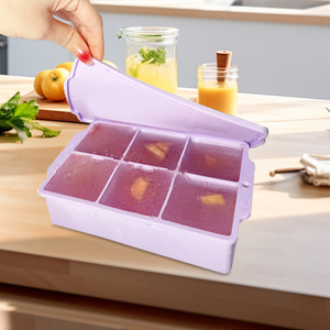Bán buôn 6 khoang <span class=keywords><strong>Ice</strong></span> <span class=keywords><strong>Cube</strong></span> khuôn BPA free Silicone <span class=keywords><strong>Ice</strong></span> <span class=keywords><strong>Cube</strong></span> khay với Silicone Nắp - Product Image 2