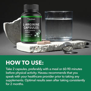 Cápsulas de L-Arginina OEM/ODM, Óxido Nítrico, L-Citrulina, Aminoácido, 60 Cápsulas, Suplemento Dietético - Product Image 6