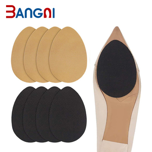 Bangni Noir Brun Auto-adhésif Antidérapant <span class=keywords><strong>Semelle</strong></span> En Caoutchouc Protecteur Autocollant Pour Talon Haut - Product Image 3