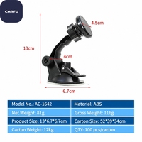 Support de téléphone magnétique universel à ventouse pour voiture, fixation tableau de bord et pare-brise, réglable à 360 degrés