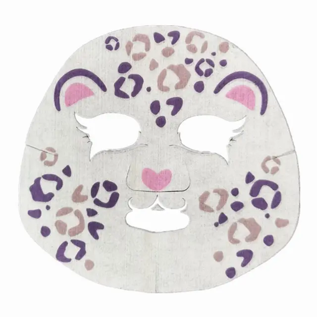 Güzellik özel yüz levha maskesi hayvanlar çocuklar için özelleştirilebilir baskı yüz maskesi cilt bakım ürünü