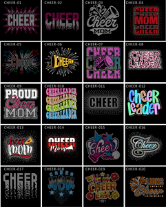 All'ingrosso su misura tutti i tipi di Custom Cheer Glitter Glitter Bling strass per magliette e <span class=keywords><strong>reggiseno</strong></span> sportivo - Product Image 1