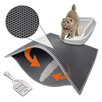 Nid d'abeille Double couche EVA tapis de litière pour chat tapis de piégeage étanche à l'urine ménage étanche Anti-urine tapis EVA pour animaux de compagnie