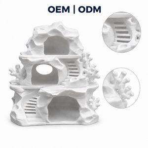 Multi Level Aquarium Shelter for Fish Shrimp Customization Fish Tank Accessories