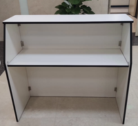 Prix d'usine pas cher moderne nouveau design mobile pliant événement fête led Portable Bar Counter