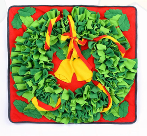 Tapis de renifflement interactif pour grands chiens, série Noël, jouet de puzzle pour chien, tapis d'entraînement à l'odeur, tapis de renifflement pour l'alimentation lente - Product Image 2