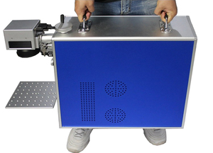Nouvelle machine de marquage et de gravure au laser à fibre portable mini 30W 20W refroidie par air prenant en charge les formats DXF/PLT/BMP - Product Image 2