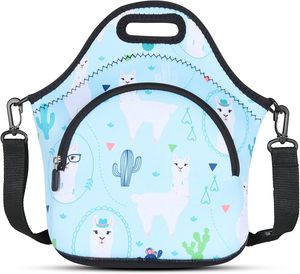 Fournisseur d'<span class=keywords><strong>Amazon</strong></span> Boîte à lunch <span class=keywords><strong>Sac</strong></span> pour filles garçons <span class=keywords><strong>Sac</strong></span> à lunch isolé en néoprène avec bandoulière réglable détachable - Product Image 4