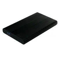 Caja de disco duro externo para PC y portátil, caja de aluminio de 2,0 pulgadas, USB 3,0/2,5 SATA HD HDD