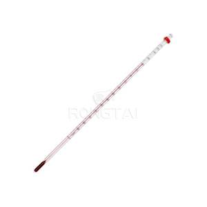 Laboratório RONGTAI Termômetro sem contato China Manufacturing RT040 10-110 amarelo Red Spirit-Filled Termômetros - Product Image 3