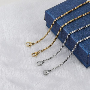 Stainless Steel Chain Necklace 2.0mm 455cm Gold Silver Color Geometric Design Daily Wear Jewelry for Women Gift - Product Image 2