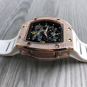 Popular and Best Selling <b>Watch</b> Stainless Steel case diamond Inlaid Design Tourbillon <b>Watch</b> for Men Formal Occasion HighEnd <b>Watch</b> - Product Image 4