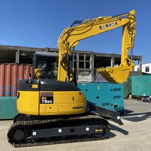 Tweedehands <span class=keywords><strong>Komatsu</strong></span> Pc78 Minigraafmachine Zero Tail Swing <span class=keywords><strong>Komatsu</strong></span> Motor 7.8ton Klasse Zuinig Goed Onderhouden - Product Image 3