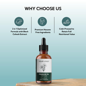 Özelleştirilmiş yüksek kaliteli organik takviyeler doğal takviyesi akşam sağlık güzellik için çuha çiçeği yağı Oral sıvı damla - Product Image 3