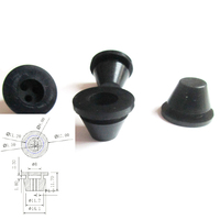 Moule de découpe personnalisé pour gaine de câble en caoutchouc NBR EPDM, forme oblongue de 1,8 mm, 3 trous, motif rectangulaire, joint d'étanchéité en caoutchouc pour fil électrique