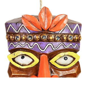 OEM toptan tiki dekoratif reçine kuş evi bahçe asılı <span class=keywords><strong>birdhouse</strong></span>, bahçe dekoratif üreme kafesi, kuş yuva