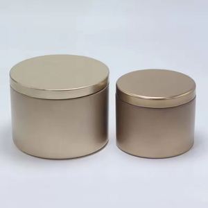 Factory Custom 2oz 4oz 6oz 8oz 10oz 16oz Round <b>Metal</b> Candle <b>Tins</b> <b>Lids</b> Matte Finish Silk Screen Printed Hot Stamped Custom Logo - Product Image 3