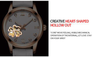 Relojes Mecánicos con Forma de Corazón Hueco para Mujer, Reloj de Pulsera Automático, Diseño de Moda Femenina, OEM, Ideas de Regalo de Lujo, Relojes - Product Image 6
