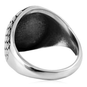yunnique Fengying Men's <b>Titanium</b> Steel Freemasonry <b>Ring</b> Geometric Design Everyday Wear Jewelry FY213018 - Product Image 3