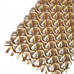 Lưới trang trí kim loại dễ lắp đặt, cấu trúc chắc chắn, dùng trang trí tường sảnh khách sạn, phòng khách & văn phòng - Product Image 3