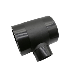 Yixin màu đen polyethylene Butt hàn ống lắp mới <span class=keywords><strong>HDPE</strong></span> vật liệu giảm TEE cho cấp nước - Product Image 2