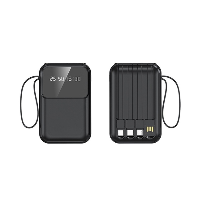 Hot Selling Portable 10000mAh Power Bank with Custom LOGO Smart Mini Mobile Phone Charger 10000mAh Power Banks  Custom LOGO