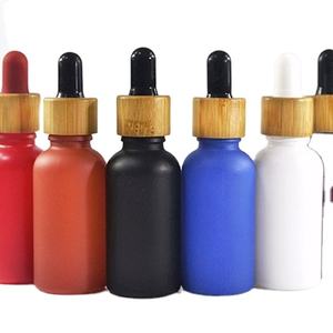 Flacon compte-gouttes en verre de 20ml 30ml avec logo personnalisé compte-gouttes noir pour huiles essentielles pour la surface de sérigraphie de crème de soin de la peau - Product Image 4