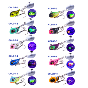 เหยื่อตก<span class=keywords><strong>ปลา</strong></span>โลหะแบบจมเรืองแสง FJORD 10.5 กรัม 14 กรัม <span class=keywords><strong>ตา</strong></span> 3 มิติ เหมือนจริง พร้อมปีกหมุนเลื่อม VIB Jig Lures - Product Image 6