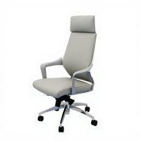 Chaise de bureau de direction en cuir avec appui-tête pour bureau de PDG, fabriquée par CE Factory