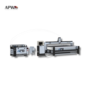 Machine de <span class=keywords><strong>d</strong></span>écoupe au <span class=keywords><strong>jet</strong></span> <span class=keywords><strong>d</strong></span>'<span class=keywords><strong>eau</strong></span> pour marbre, pierre et verre, avec contrôleur CNC, fabriquée en Chine - Product Image 1