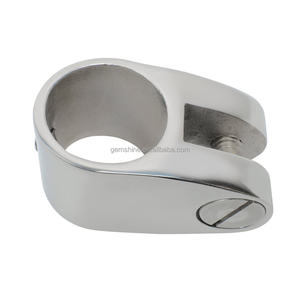 Embout coulissant pour bimini top, quincaillerie marine robuste en acier inoxydable 316, compatible avec les tubes ronds de diamètre extérieur - Product Image 1