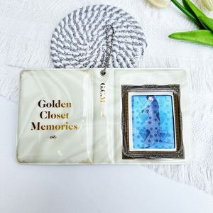 Mini-albums personnalisés Kawaii en PVC de 3 pouces, classeur de photocartes Kpop coréen tendance avec fermoir, porte-album photo, livre de collection d'enveloppes - Product Image 1