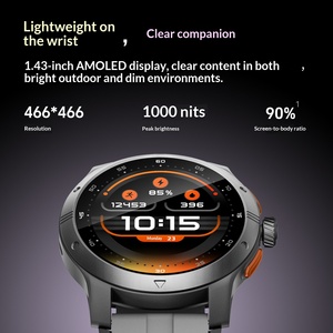 Reloj Inteligente Deportivo para Exteriores <span class=keywords><strong>GTR5</strong></span> con Análisis de Sueño por IA, Frecuencia Cardíaca, Detección de Oxígeno en Sangre, AMOLED Magnético, Resistente al Agua - Product Image 4