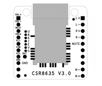 Module récepteur audio Bluetooth CSR8635 avec haut-parleur 2x5W pour appels, carte amplificateur de puissance Bluetooth 4.0 et 4.1, carte de réception